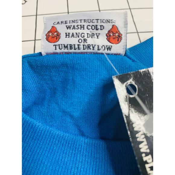 Planet of the Grapes Clothes Blue w/ Silver Elevate Keep It Lit T-Shirt XL NWT - Picture 4 of 10